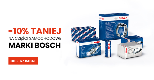 10% na produkty BOSCH / Aktualności - Promocje, nowości, aktualności -  Sklep iParts.pl